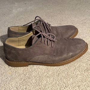 GREY SUADE DRESS SHOE
